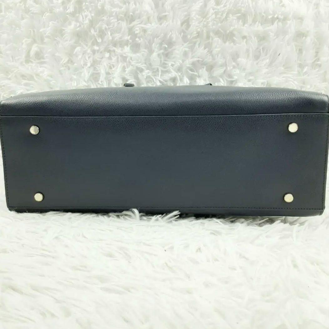 極美品◎ace. エース ビジネストートバッグ ネイビー レディース 31912