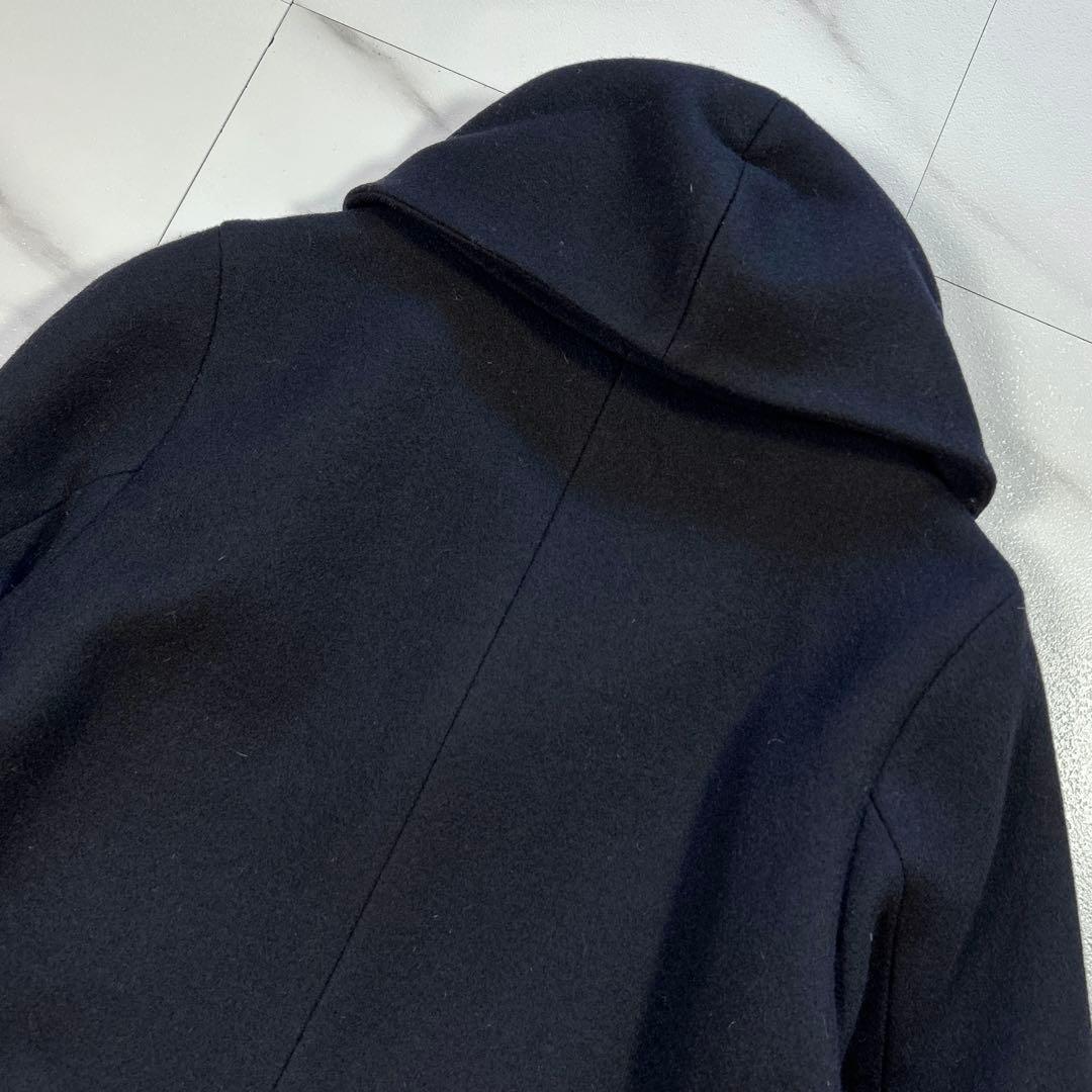 美品 パラスパレス 多ボタン ショールカラー ウールショートコート ジャケット