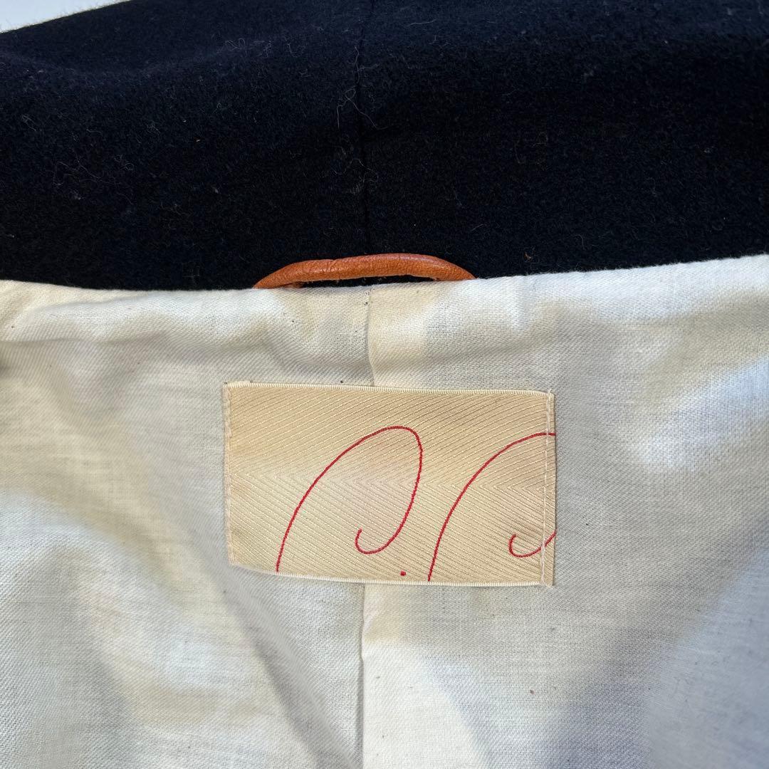 美品 パラスパレス 多ボタン ショールカラー ウールショートコート ジャケット