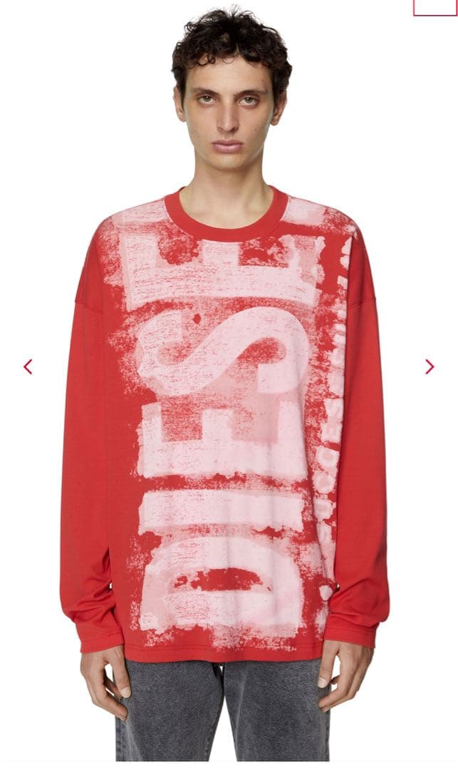 トップス DIESEL T-WASRIB