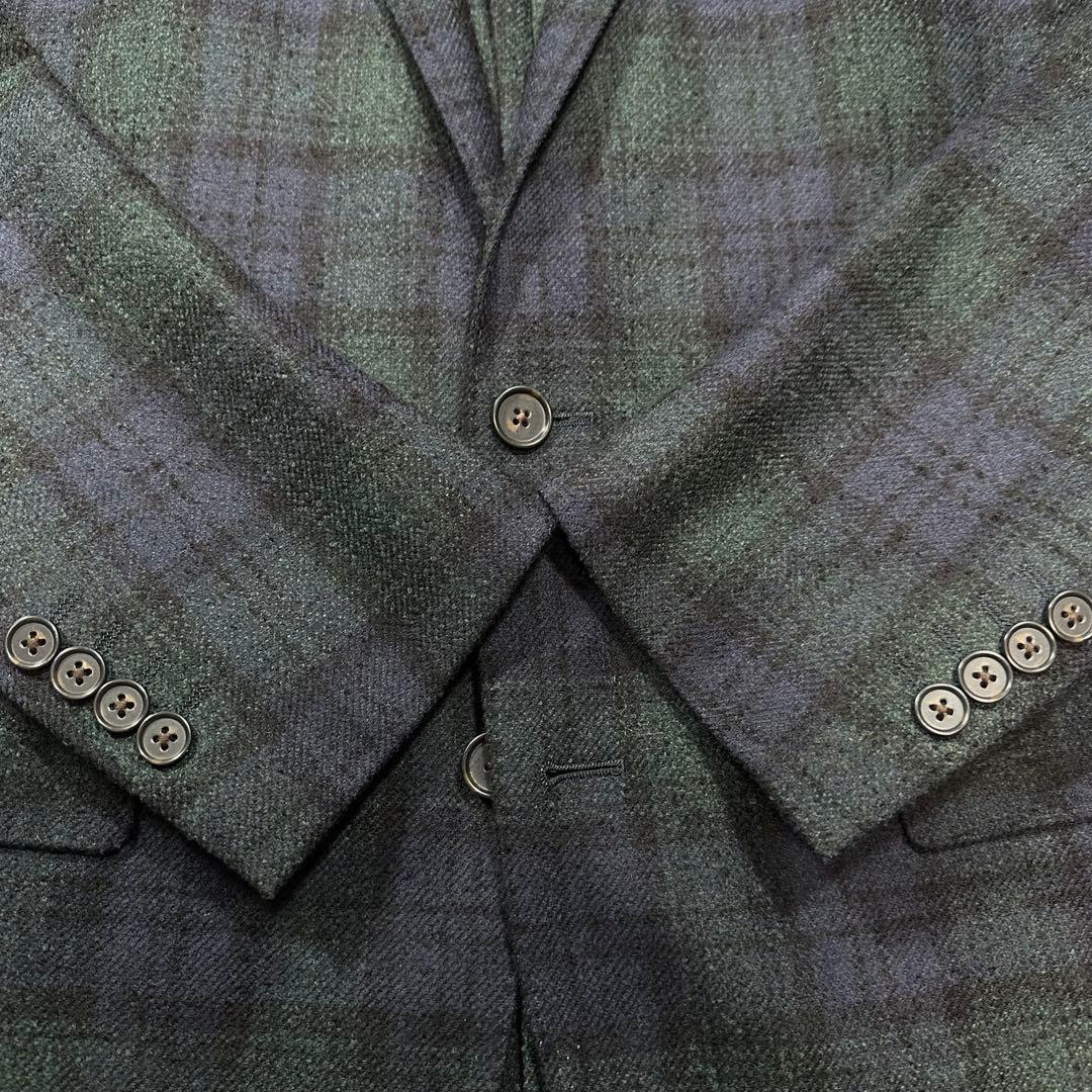 XL相当◎ブルックスブラザーズ ブラックウォッチジャケット MILANO 42S