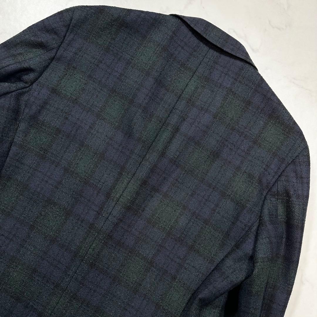 XL相当◎ブルックスブラザーズ ブラックウォッチジャケット MILANO 42S