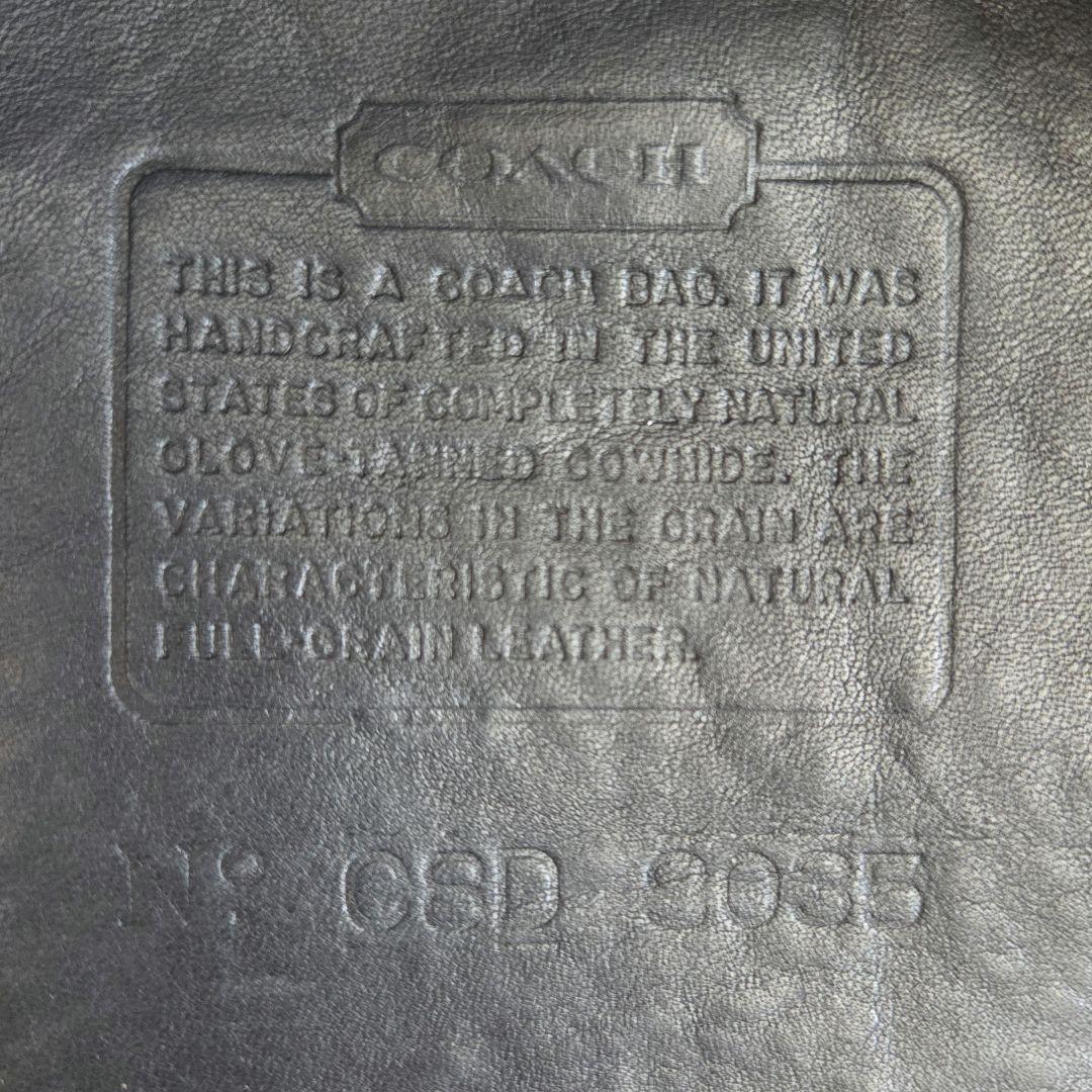 希少 オールドコーチ エルゴ ショルダーバッグ トート9035 レザー 肩掛け