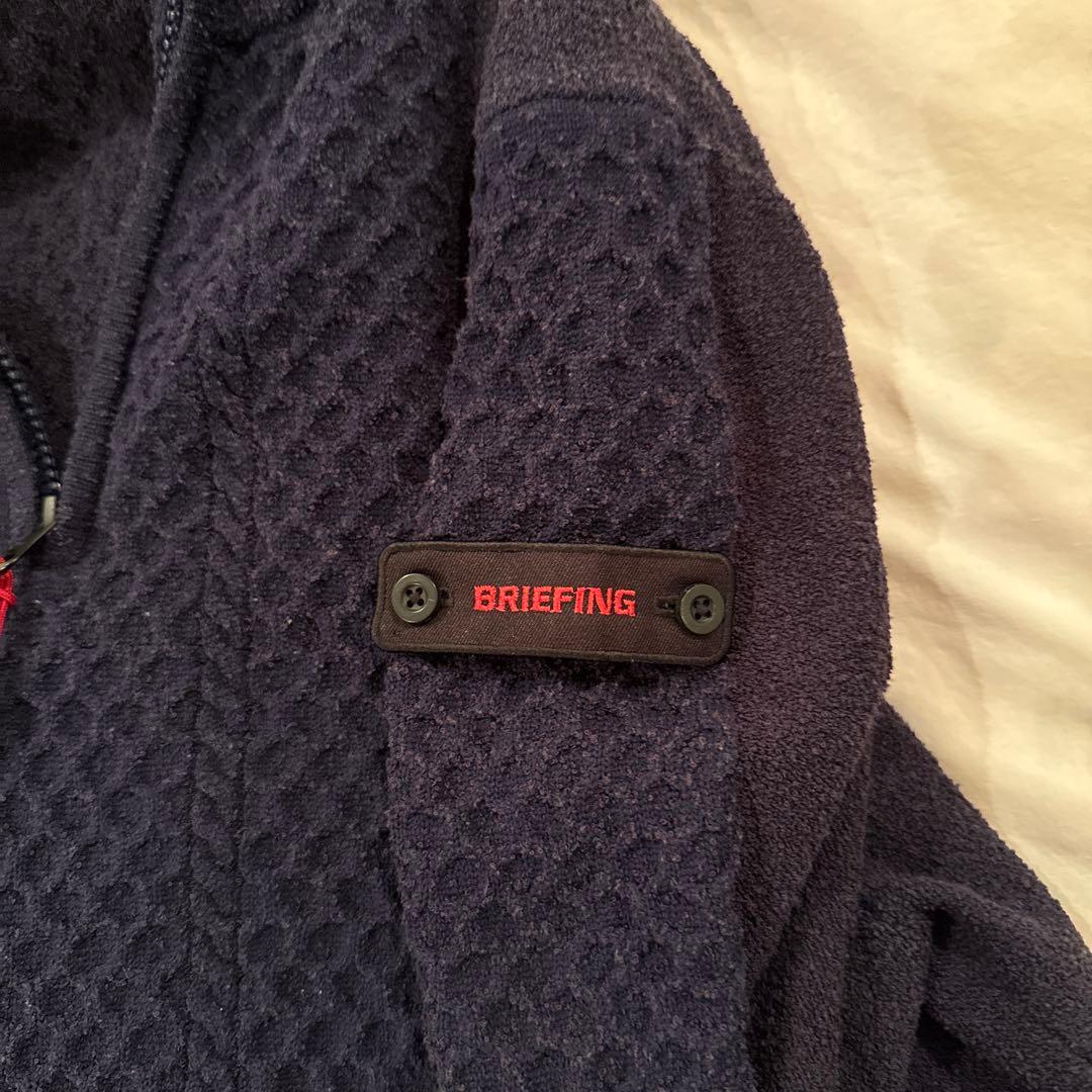 BRIEFING ブリーフィング　ハーフジップ ニット　セーター