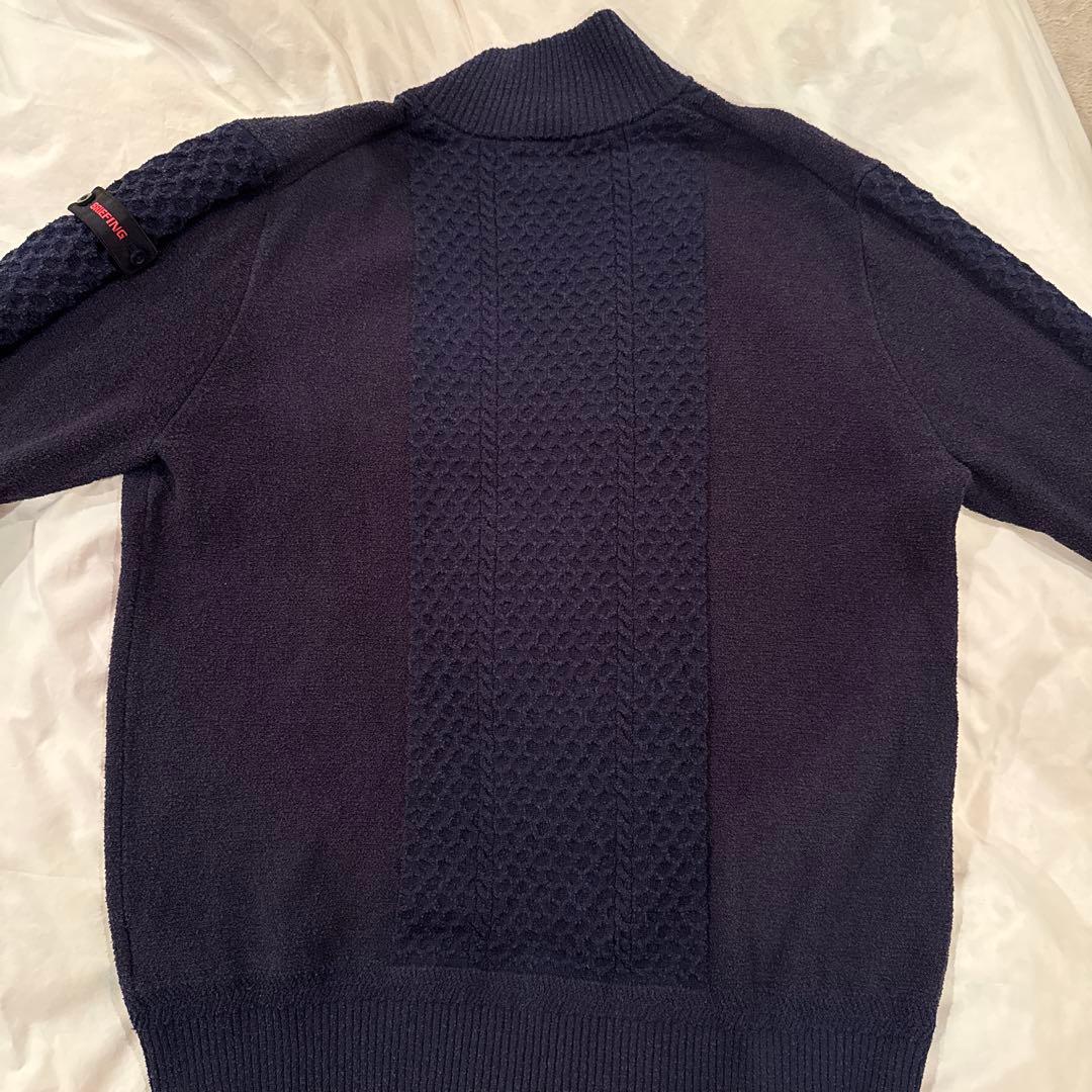 BRIEFING ブリーフィング　ハーフジップ ニット　セーター