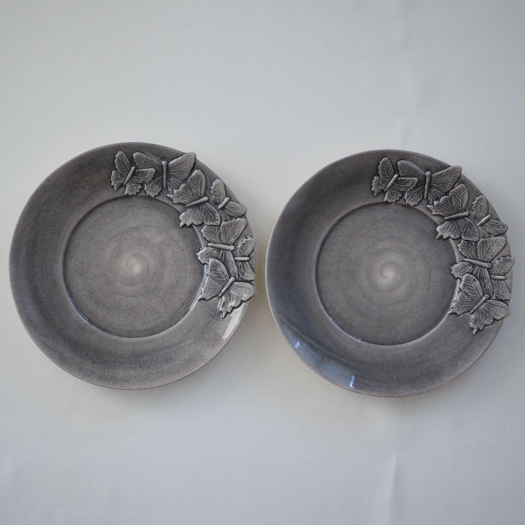 MATEUS マテュース バタフライ プレート 2枚セット