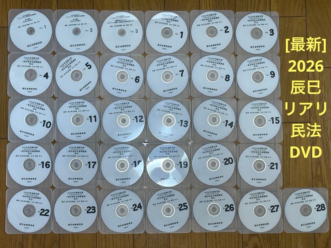 【最新】2026年司法書士試験 リアリスティック 民法全講義DVD【新品未使用】