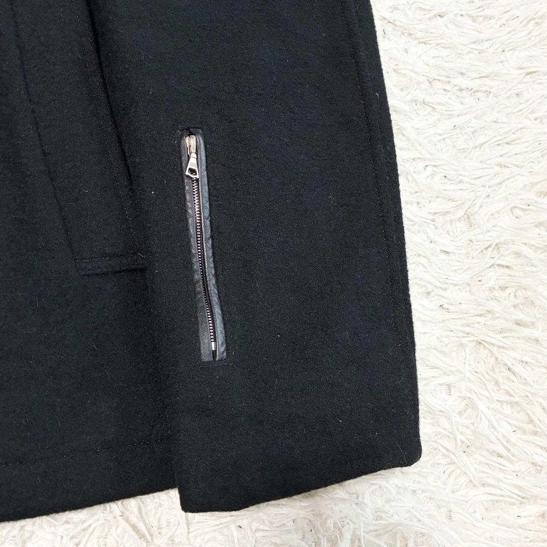 美品✨SOPHNET. ウール ショート ブルゾン ジャケット メルトン 黒 Ｍ