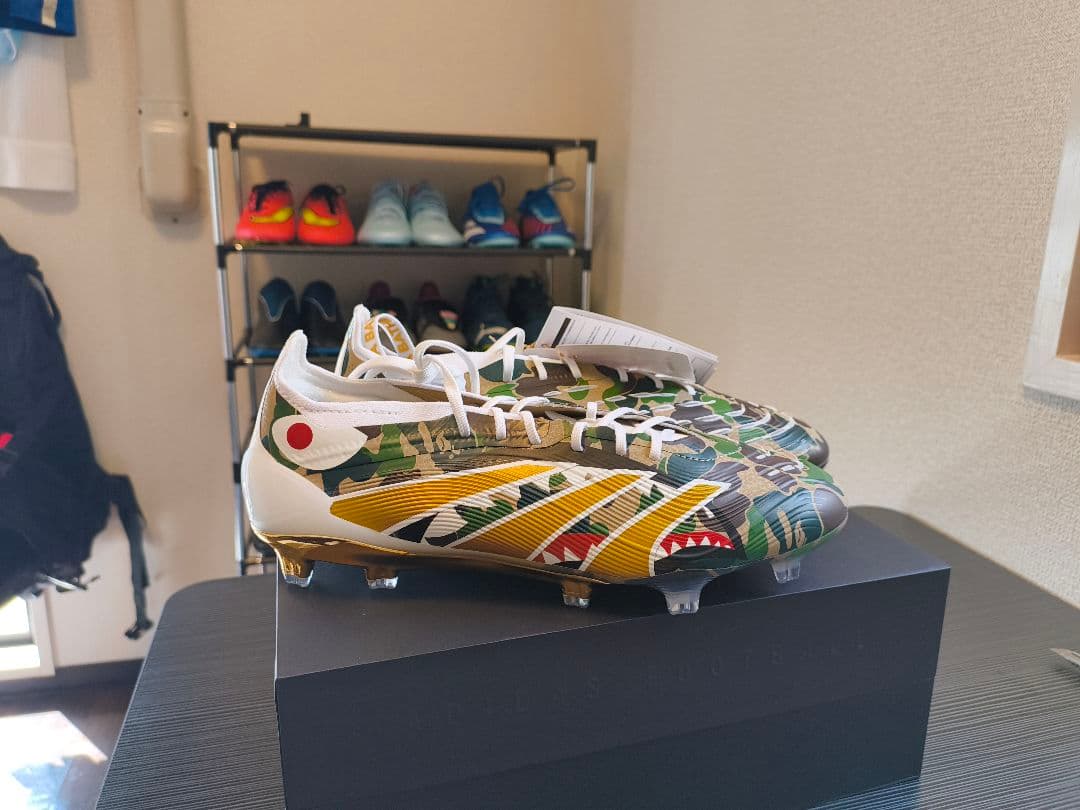 迷彩柄 ゴールド サッカーシューズ・スパイク