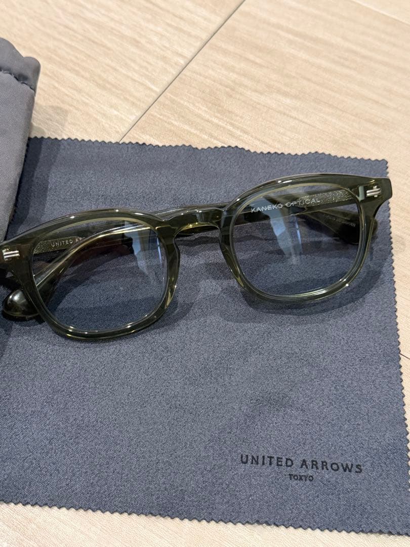 KANEKO OPTICAL（金子眼鏡）John ジョン サングラスOLIVE