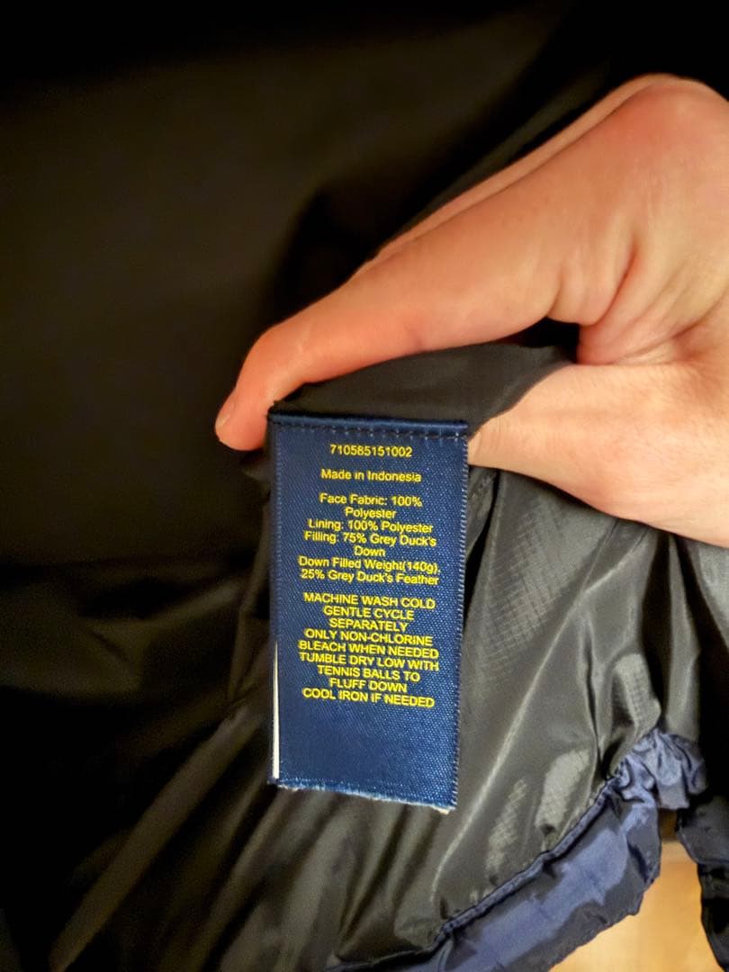 POLO RALPH LAUREN◆ダウンベスト/710585151002