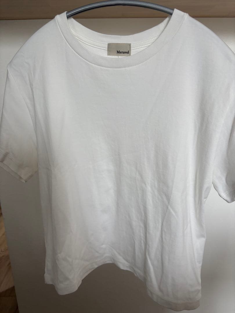 【サンクスカード付】Meravel ミーラベル　Tシャツ ホワイト 高橋志津奈
