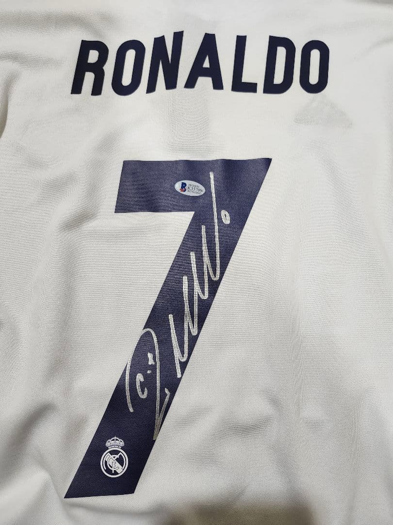 レアルマドリード ロナウド サイン ユニフォーム 正規品 ポルトガル代表