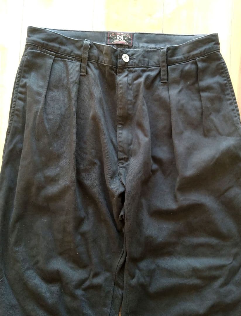 90s 初期RRL 三つ星タグ ツータックパンツ チノパン