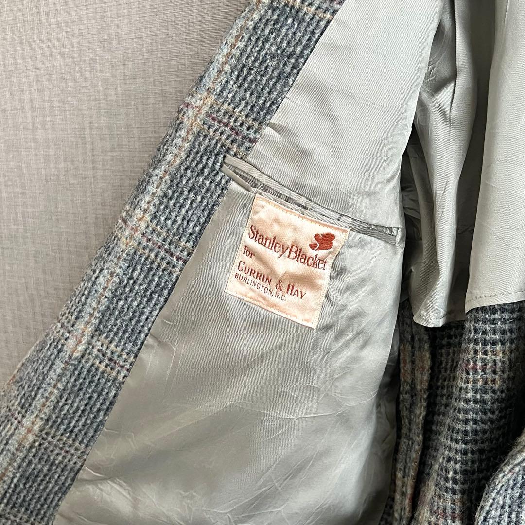 Harris Tweed テーラードジャケット グレー チェック USA製