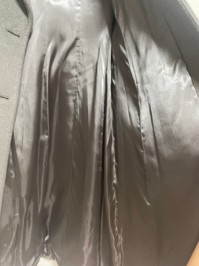 アルマーニ　ARMANI ダークグレー ロングコート