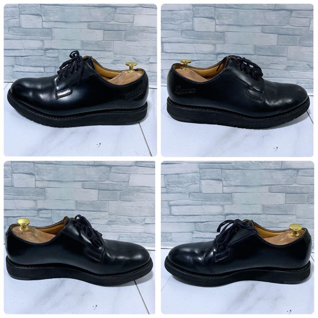 名作 Danner ダナー ポストマンシューズ D4300 ロゴ 25.5 黒