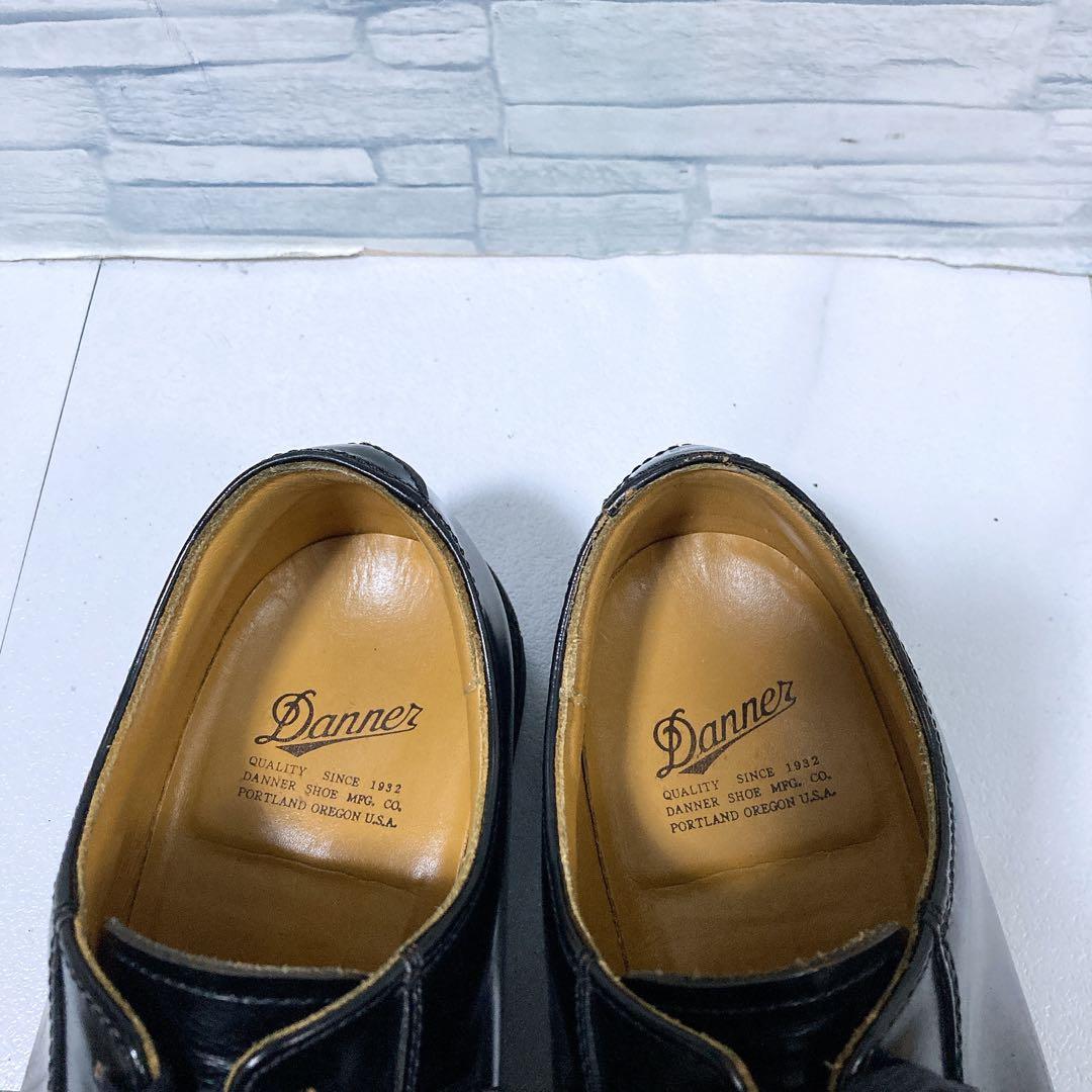 名作 Danner ダナー ポストマンシューズ D4300 ロゴ 25.5 黒