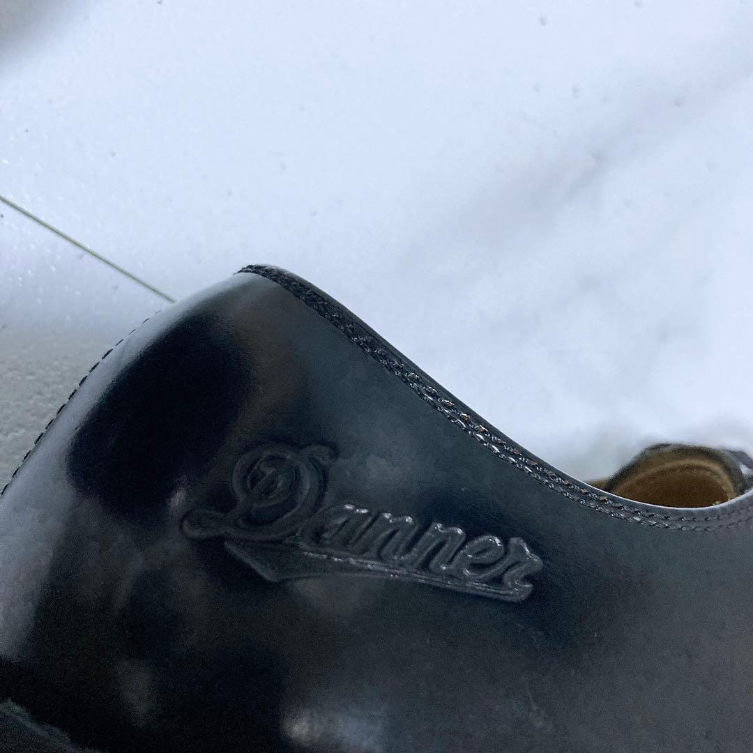 名作 Danner ダナー ポストマンシューズ D4300 ロゴ 25.5 黒