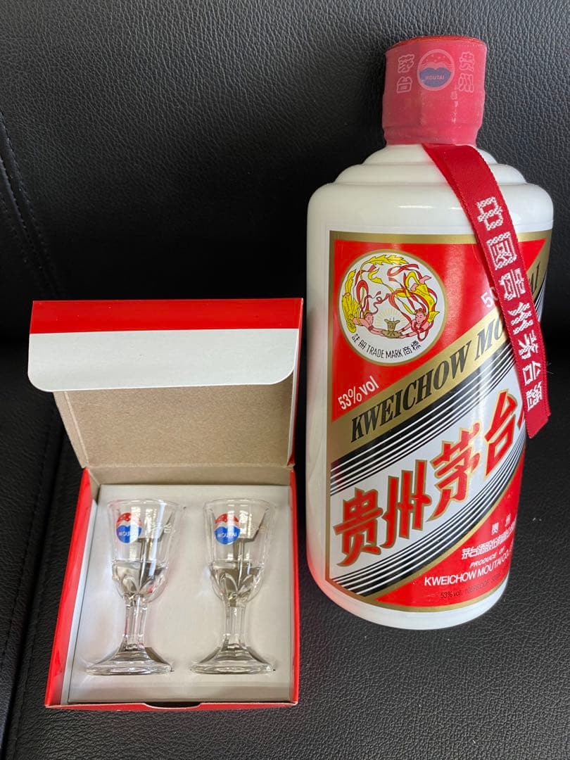 貴州茅台酒 天女ラベル 2021年製 500ml 53％ （ミニグラス付）