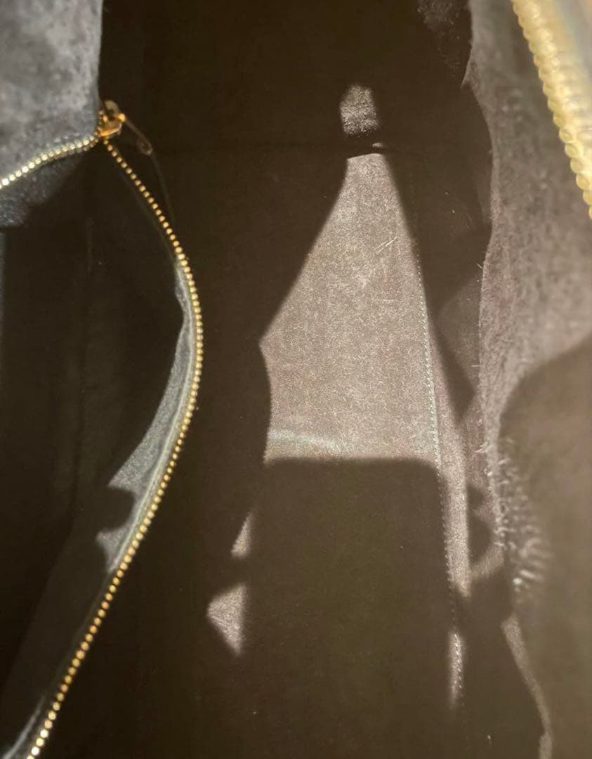 SAINT LAURENT ダッフル６黒 サンローラン バッグ 保存袋あり