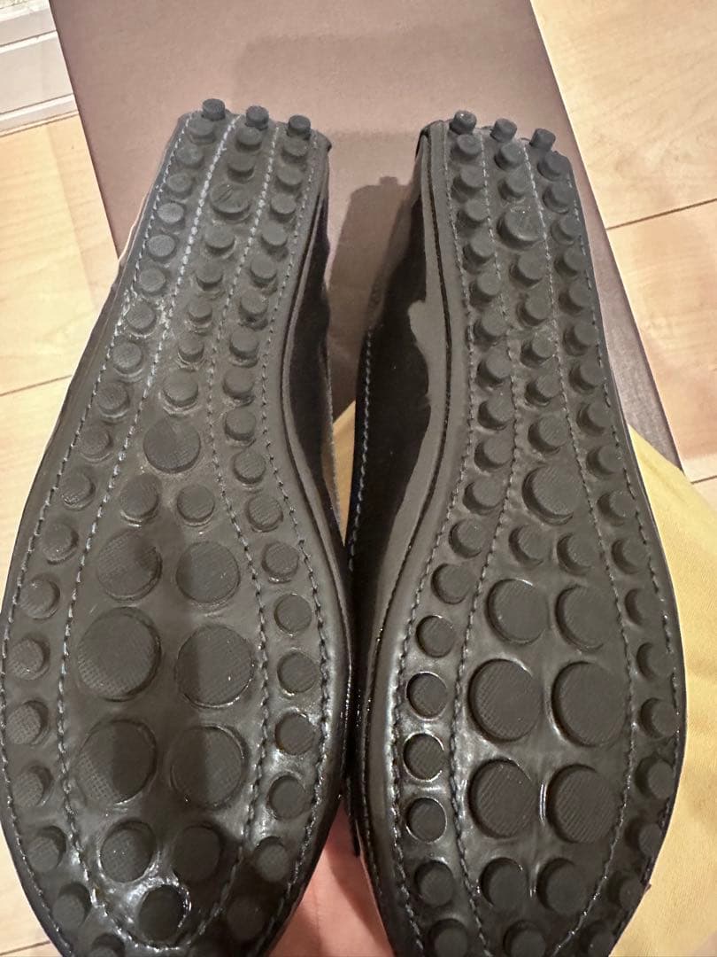 【美品】ルイヴィトン LV金具 ドライビングシューズ エナメル　23.5cm