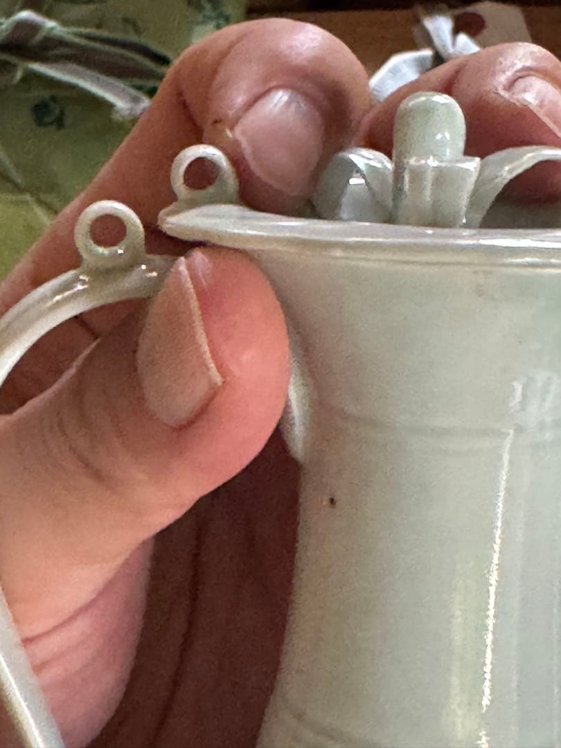 ‼️早速半額‼️リサイクルFORT‼️旧家から直送唐物④‼️中国物で青白磁共蓋水注‼️