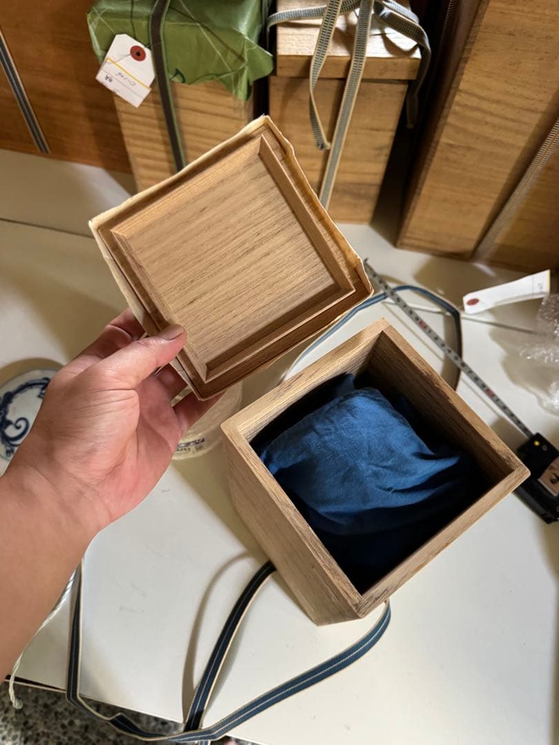 ‼️早速半額‼️リサイクルFORT‼️旧家から直送唐物④‼️中国物で青白磁共蓋水注‼️