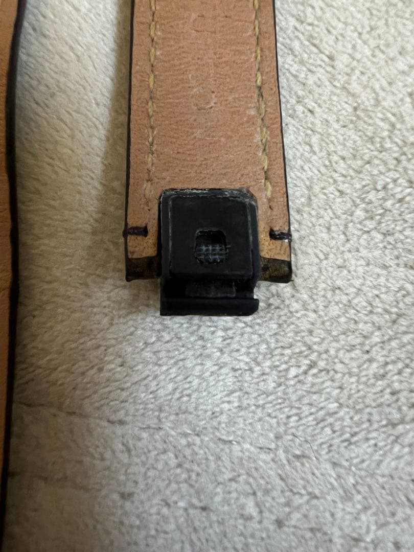 訳あり　Louis Vuitton モノグラム レザーベルト 尾錠　本物