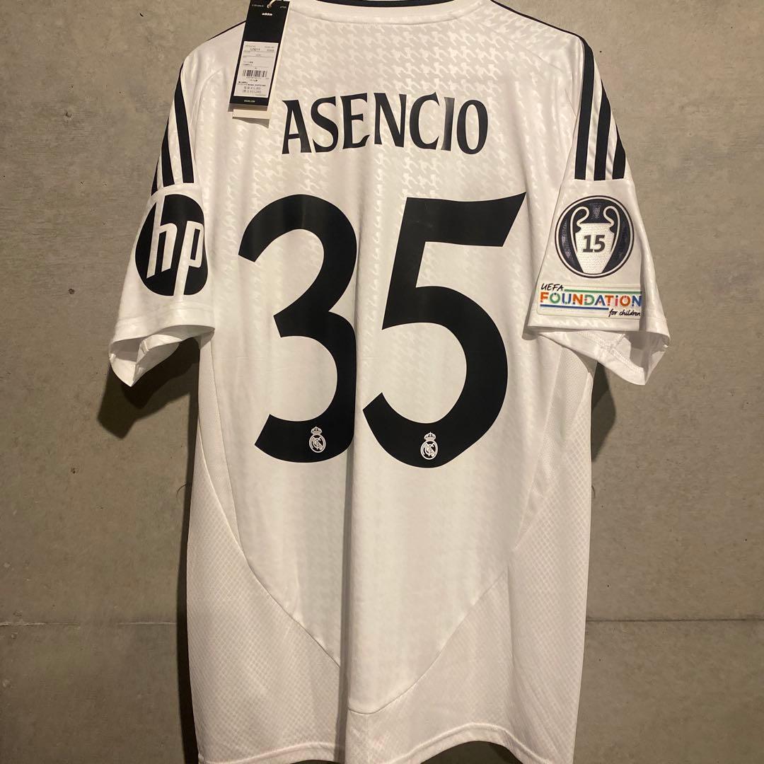 ラウール・アセンシオ 　レアル・マドリード 24/25 ホーム　CL仕様