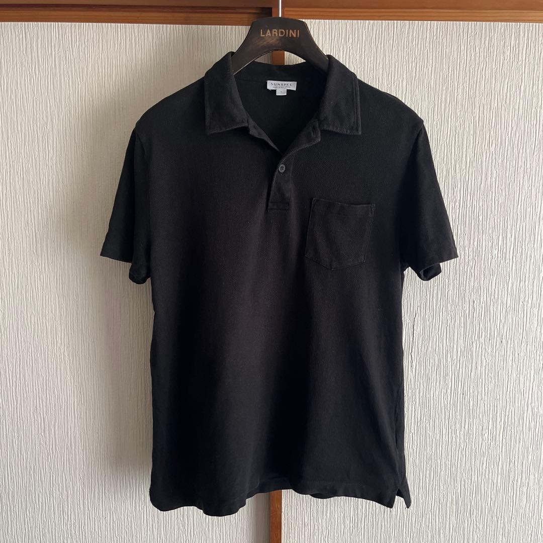 【美品】SUNSPEL サンスペル　リヴィエラ　ポロシャツ　ブラック