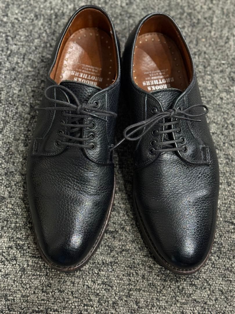 アメリカ製　ブルックスブラザーズ　プレーントゥ美品US8D 26cm