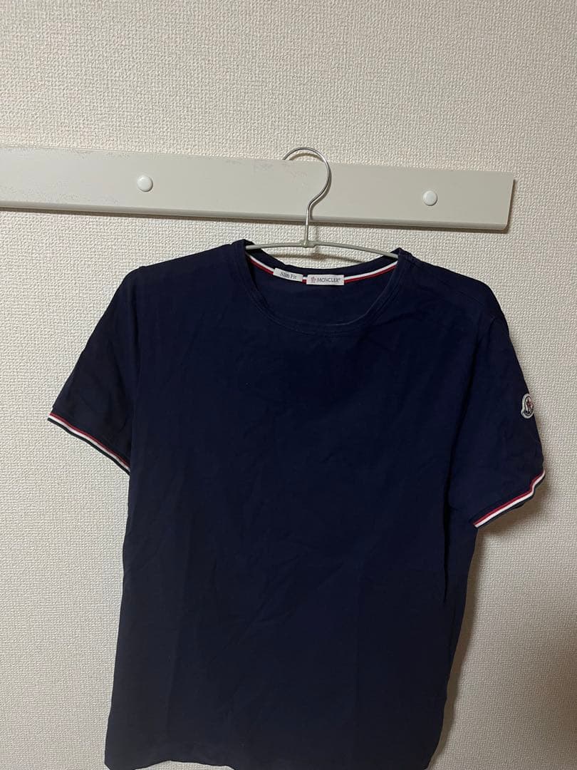 MONCLER ネイビー Tシャツ正規品