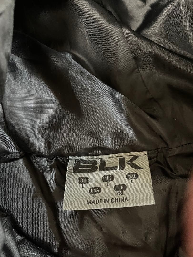 BLK HINOフード付きダウンジャケット 2XL