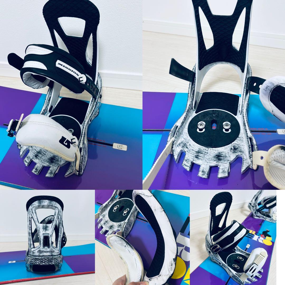 BURTON HERO 158cm＋Mission M｜バートン 板 バイン付き