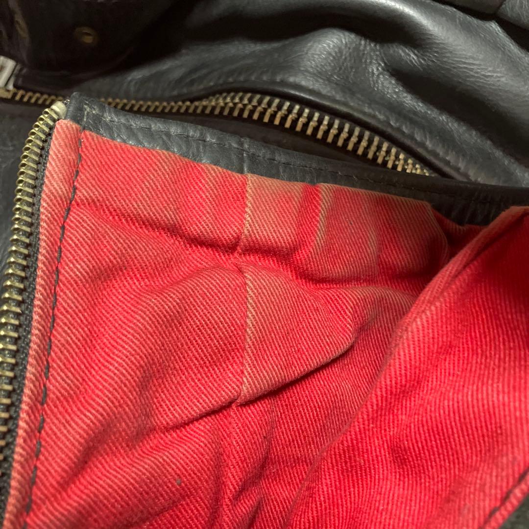 【今日だけ】REDMOON レッドムーン　革ジャン　日本製　牛革　ライダース