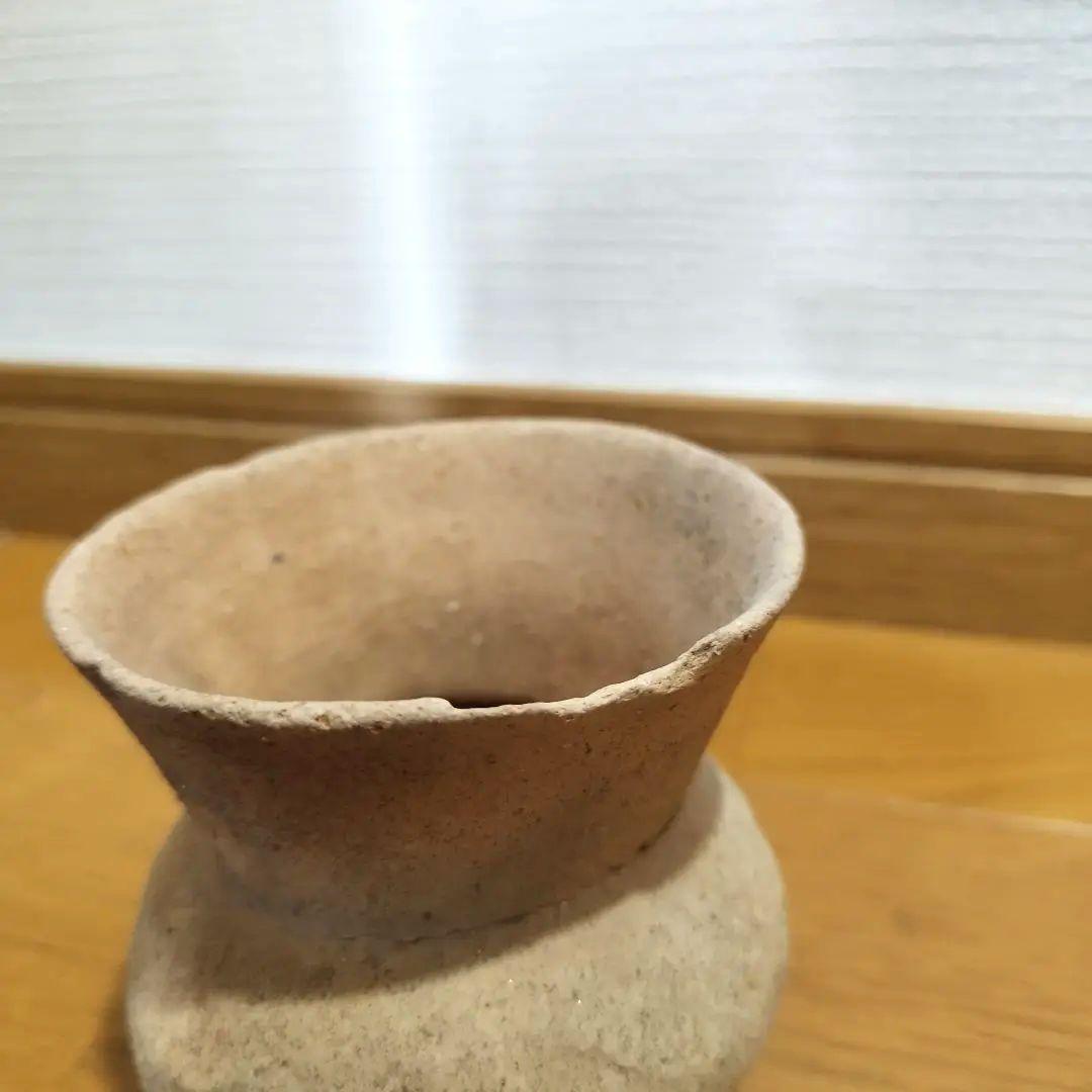m*a様 発掘品　弥生土器の小壺　シャープな形　珍しい状態良好！