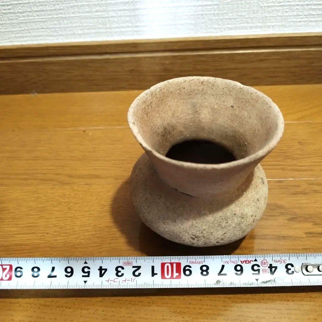 m*a様 発掘品　弥生土器の小壺　シャープな形　珍しい状態良好！