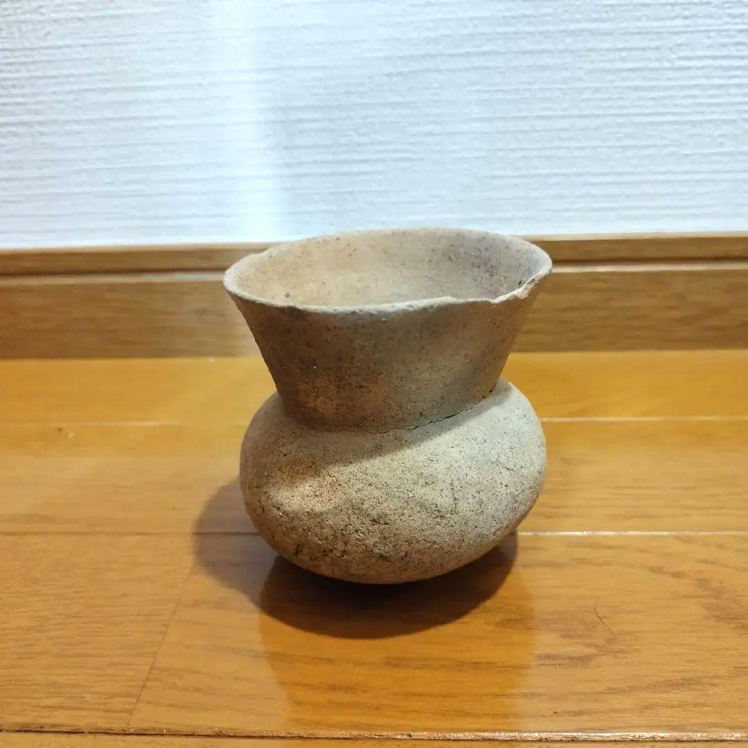 m*a様 発掘品　弥生土器の小壺　シャープな形　珍しい状態良好！