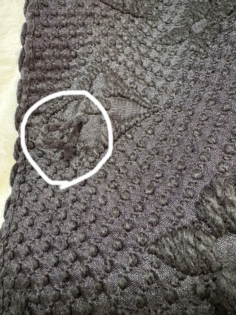 Louis Vuitton ブラック マフラー