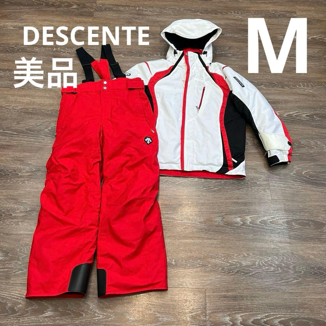 スキーウェア　M メンズ　セットアップ　上下　デサント　男性　美品