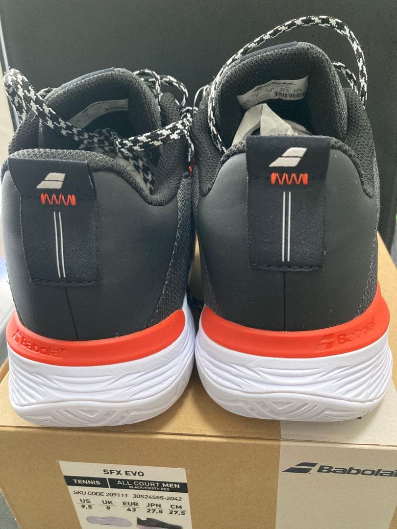 新品　Babolat テニスシューズSFX EVO 27.5