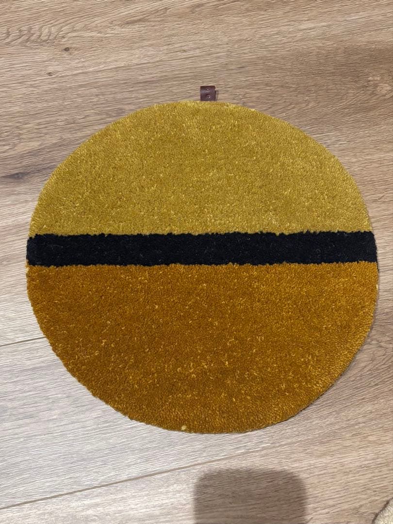 【じん】椅子敷き　adepeche ペル ウール チェアパッド4枚セット