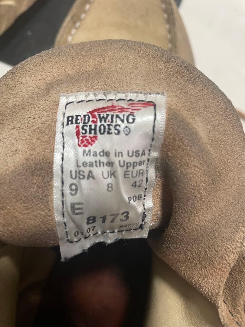 本日限定価格　レッドウィング　アイリッシュセッター　8173 9E スウェード