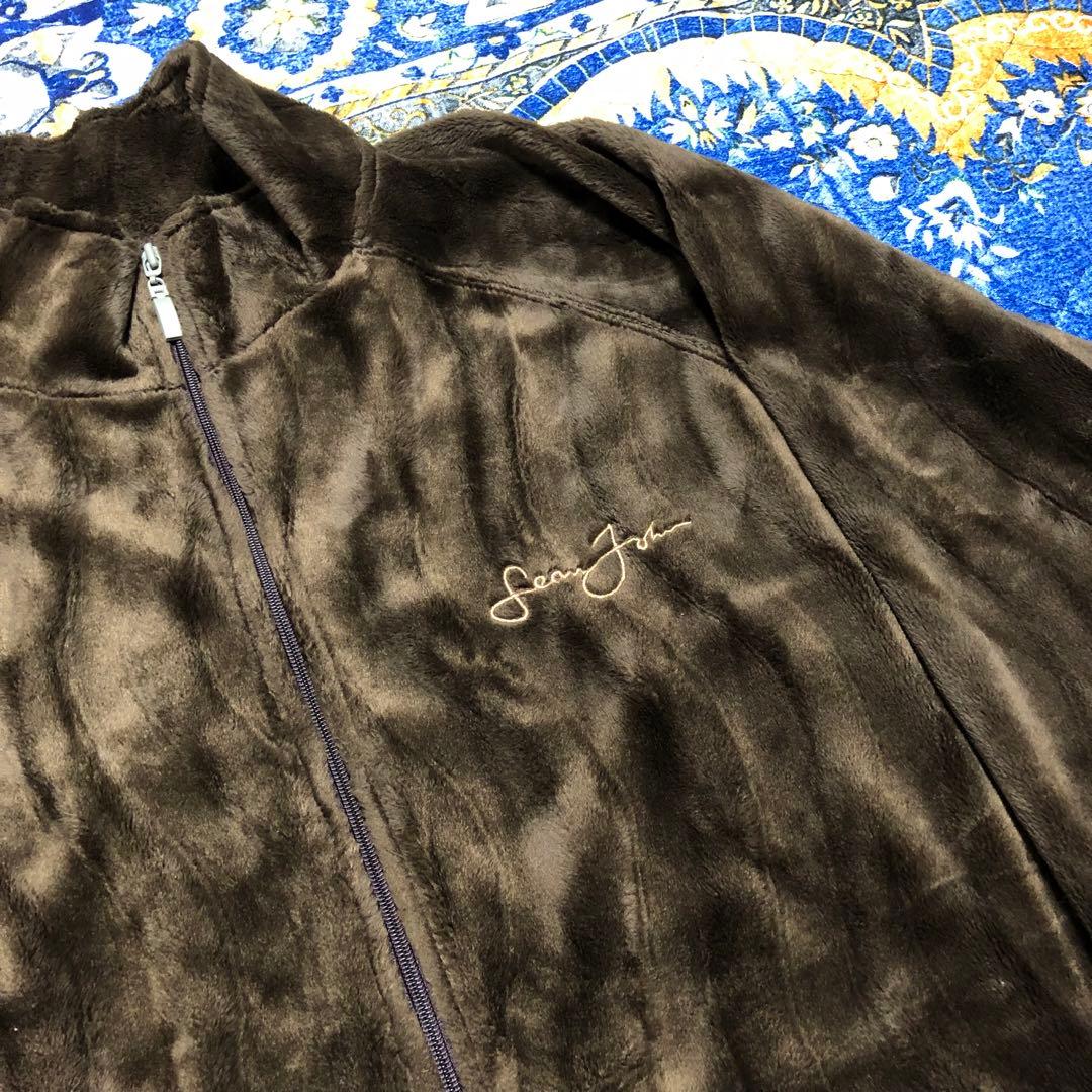 ショーンジョン　セットアップ　ベロア　ブラウン　2XL