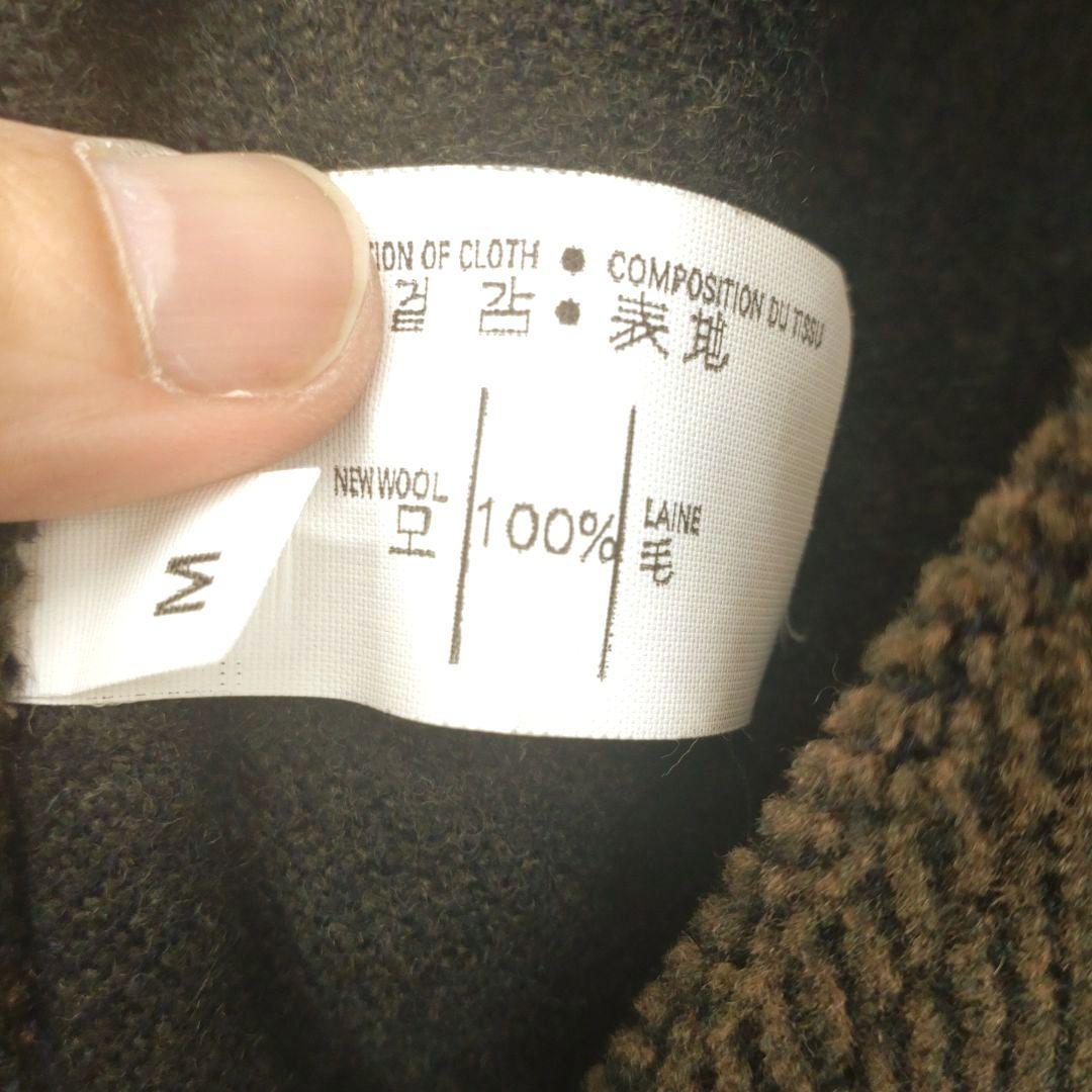 GLOVERALL　ダークオリーブブラウン色 ダッフルコート フード付き 英国製