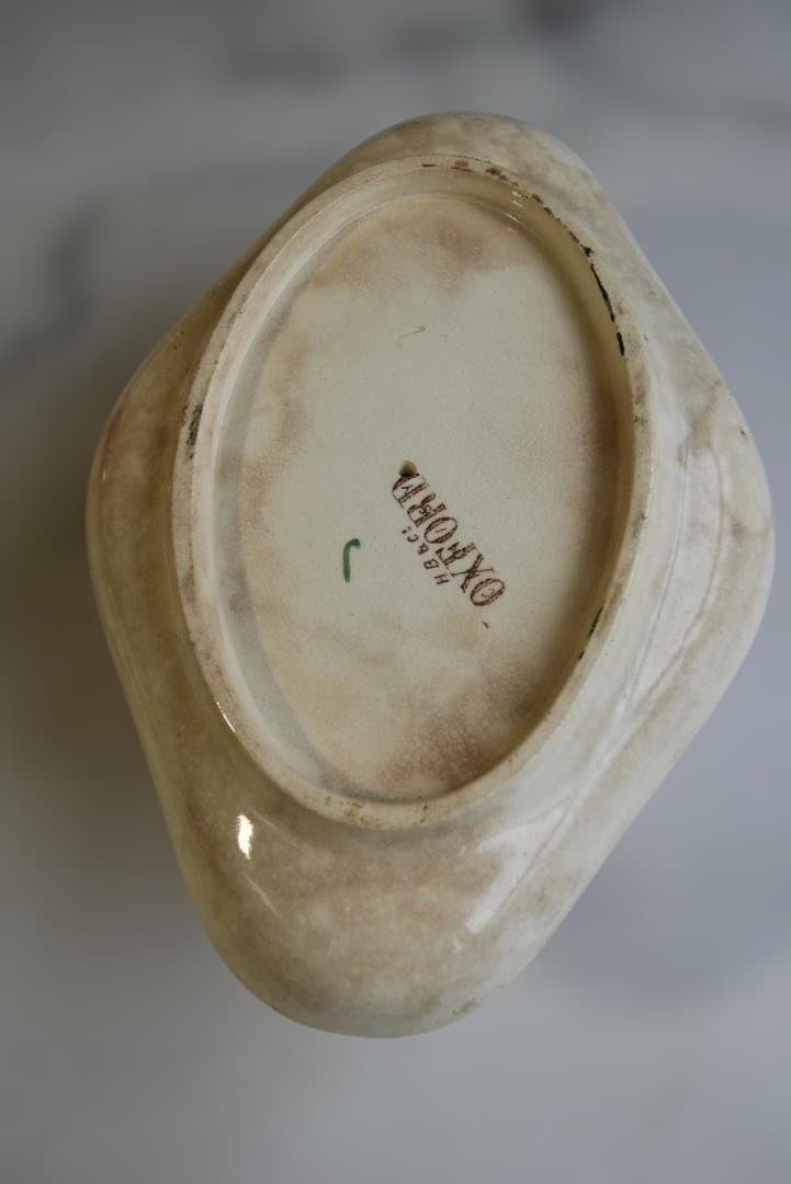 レアChoisy Le Roi　OXFORD　つばめと花のマスタードの器