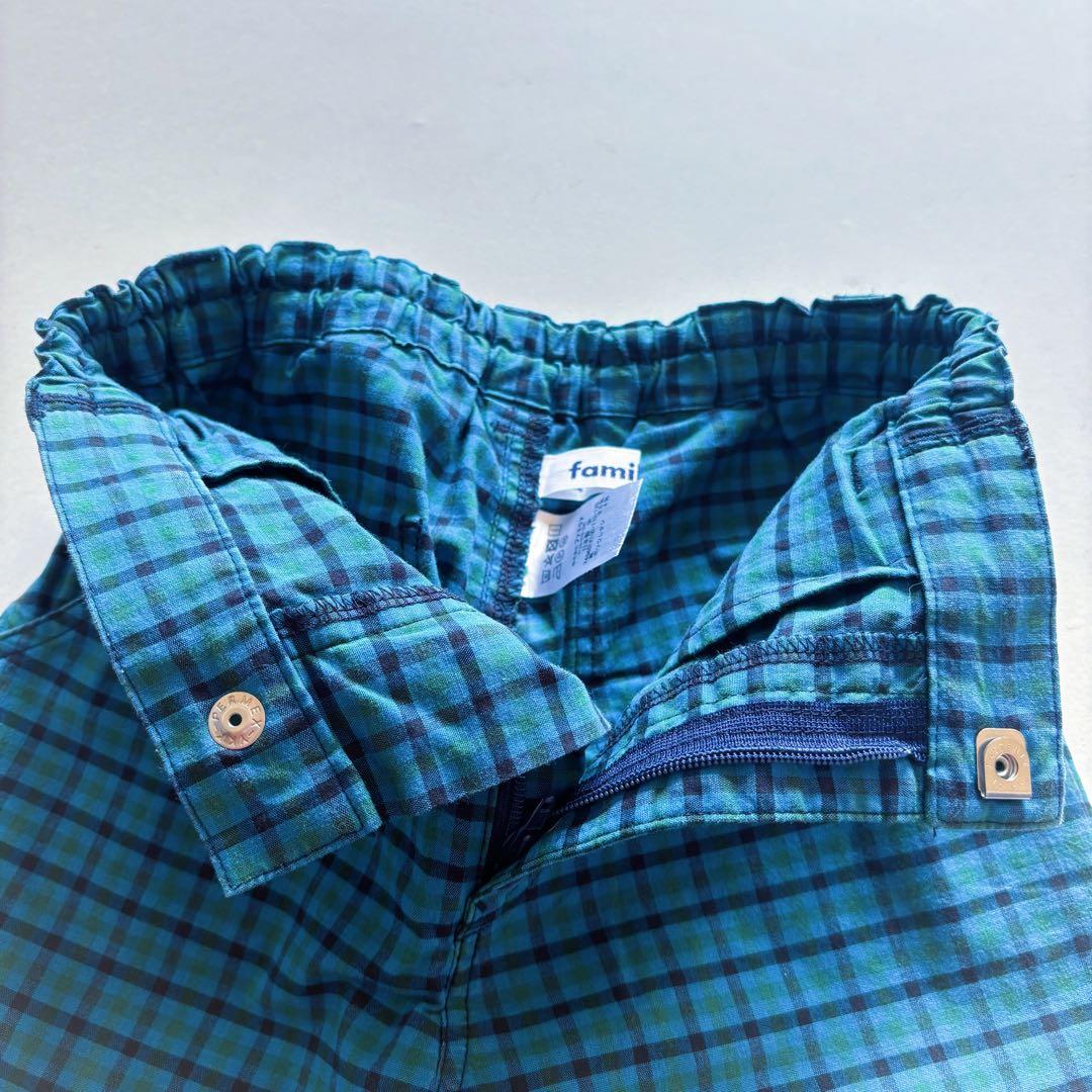 美品 familiar フォ－マルセット シャツ 120 ベスト パンツ 110