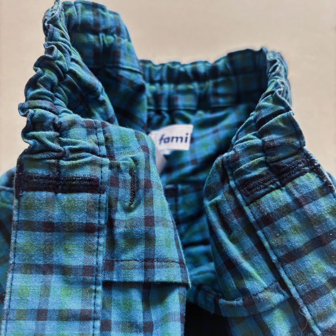 美品 familiar フォ－マルセット シャツ 120 ベスト パンツ 110