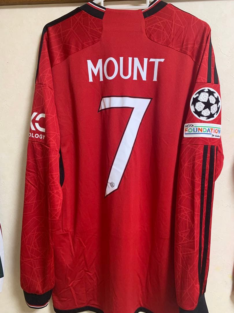 正規品　マンチェスターユナイテッド　メイソン　マウント　長袖　CL仕様